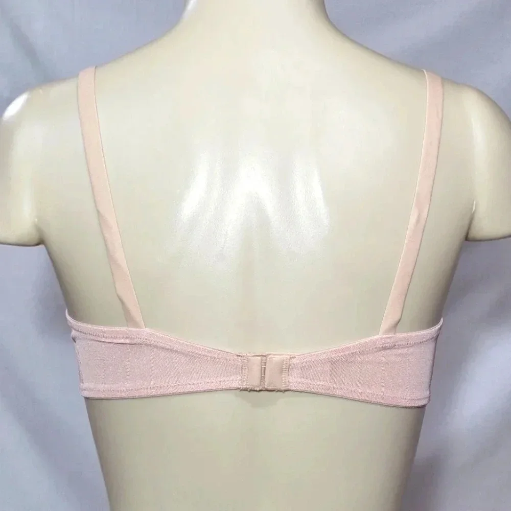 34D Vanity Fair Beautiful Embrace Average Cover UW‎ Bra Rose Beige NWT
